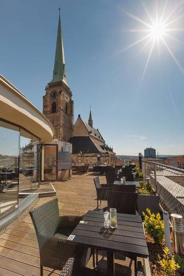 Hotel für 2 Personen, mit Sauna und Whirlpool sowie Terrasse in Pilsen