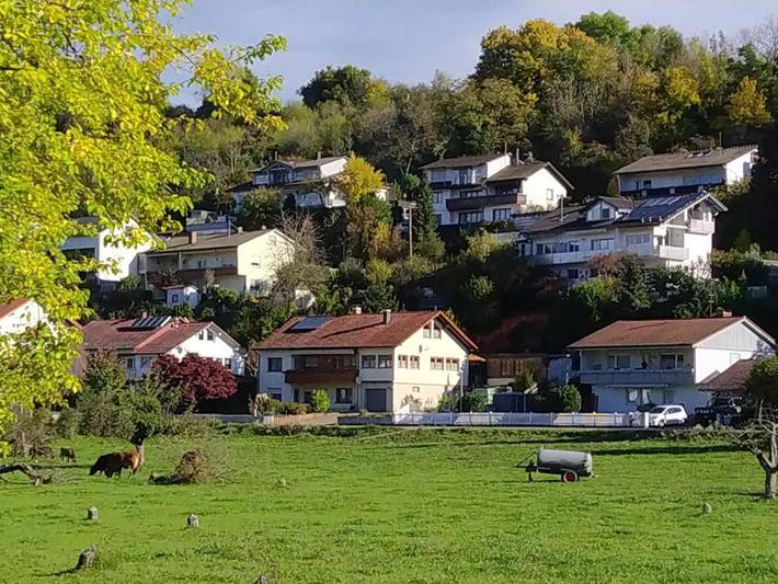 Ferienwohnung für 4 Personen, mit Balkon und Terrasse sowie Garten und Ausblick in Wutöschingen