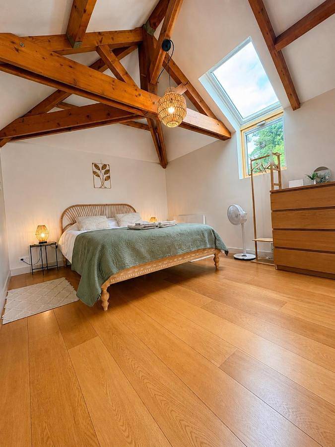Maison de vacances pour 3 personnes, avec Terrasse ainsi que Jardin et Vue