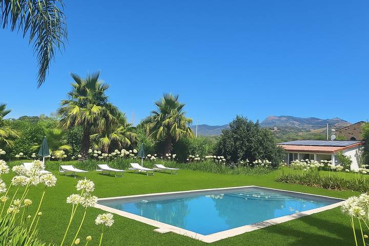 Willa dla 6 osób, z ogród, zwierzęta dozwolone w Etna