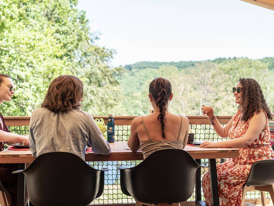 Flower Camping La Plage - Mobilheim 5 personen - Cosyflower Premium 38m² (2 Schlafzimmer) + Tv + Bettwäsche + Handtücher - davon überdachte Terrasse 10m² 4/5 pers. in Treignac, Tulle und Umgebung