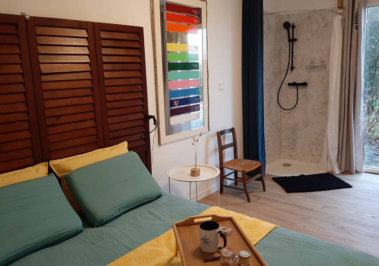 Rose des Vents, chambre d'hôtes pour 2 personnes - Chambre in Assérac, Région de Saint-Nazaire