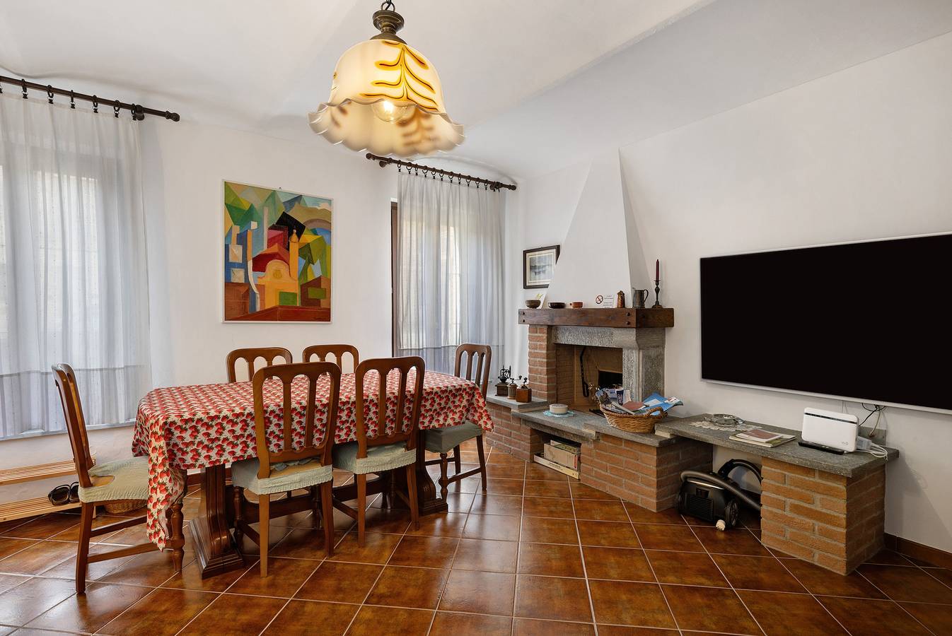 Ferienhaus 'Dello Zio Birba' mit Balkon und Wi-Fi in Portacomaro, Asti Provinz