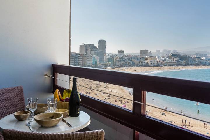 Ganze Wohnung, Ferienhaus "Studio 50" mit Meerblick, Terrasse & WLAN in La Isleta, Las Palmas