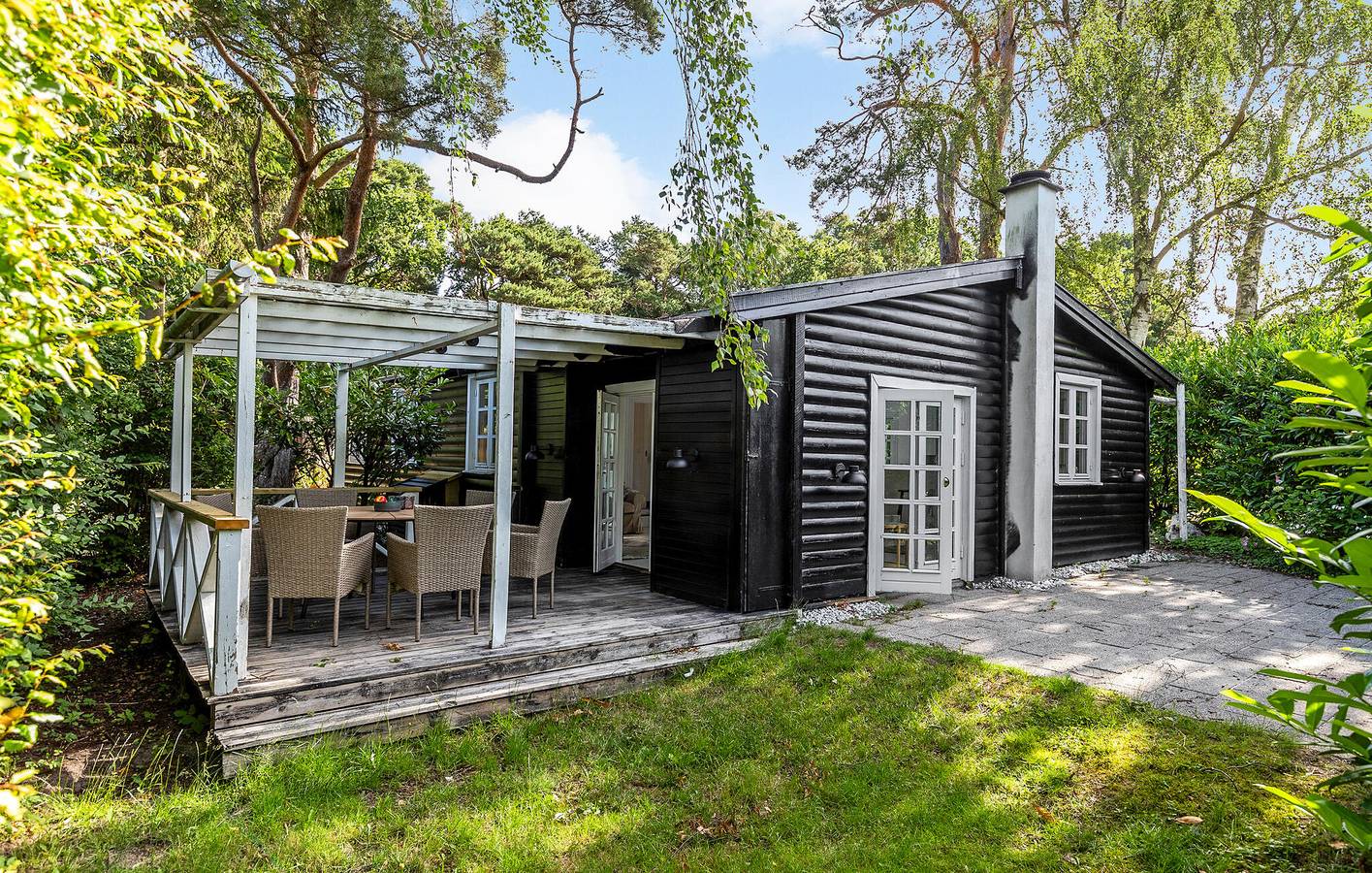 Ferienhaus für 6 Personen mit Terrasse in Hornbæk, Kattegat Küste