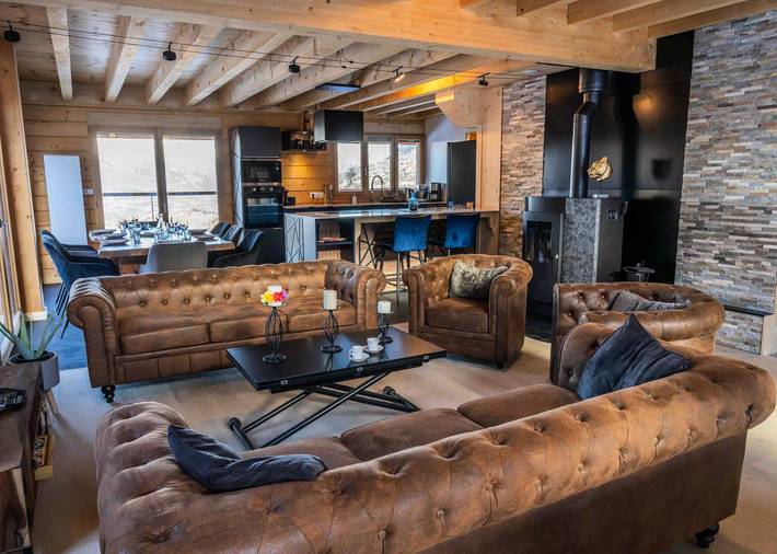 Gîte pour 16 personnes, avec balcon à Les Orres - 3