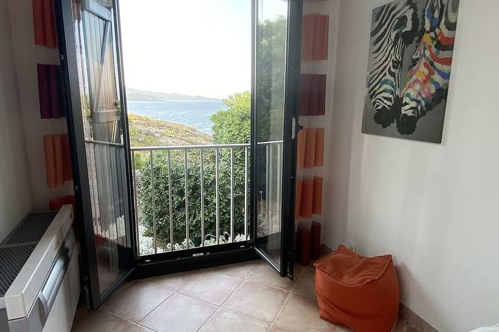 Banyuls, Haus mit herrlichem Meerblick, weniger als 5 Minuten zu Fuß vom Strand entfernt in La Côte Vermeille, Banyuls-sur-Mer