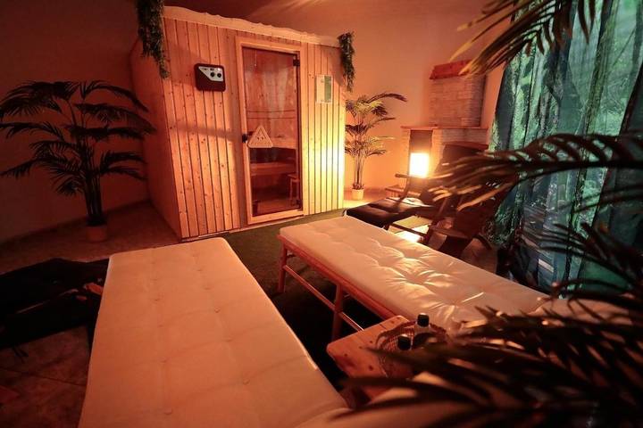 Ferienhaus für 8 Personen, mit Whirlpool und Terrasse sowie Garten und Pool in Andernach
