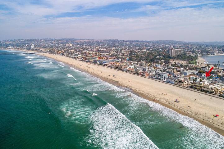 Vacation house for 10 people, with balcony in San Diego