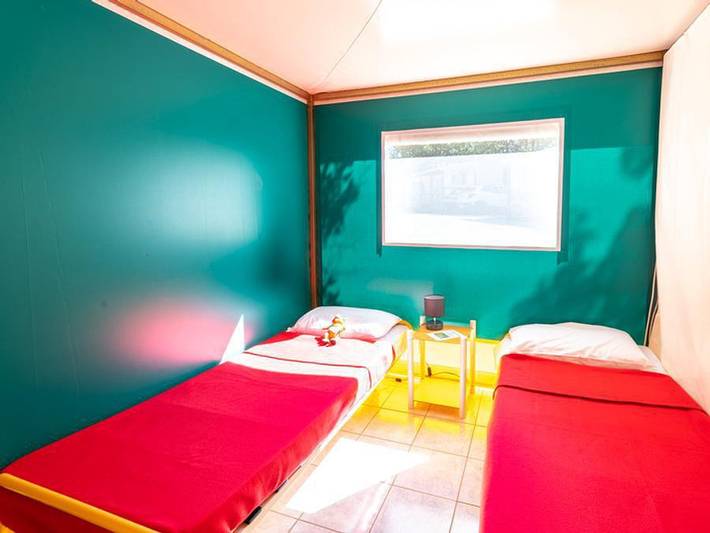 Camping Les Reflets du Quercy  - Zelt 5 personen - Zelt Nature - 2 Zimmer in Crayssac, Quercy