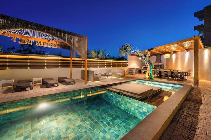 Ferienhaus für 10 Personen, mit Garten und Balkon in Afantou