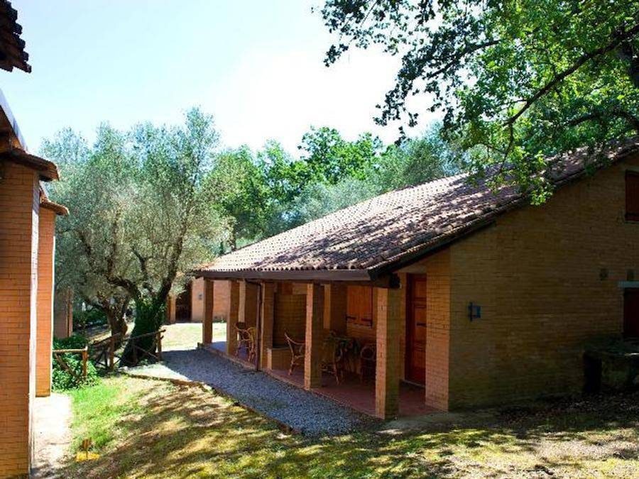 Campeggio Villaggio Cerquestra  - Chalet 4 personas - Con veranda in Magione, Lago Trasimeno