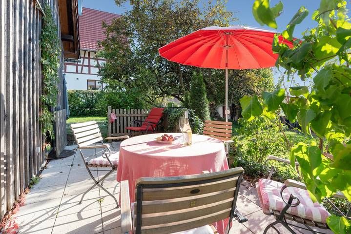 Appartement entier, Maison de vacances 'am quittenbaum', vacances en famille au lac de Constance in Überlingen, Region Bodensee-Oberschwaben
