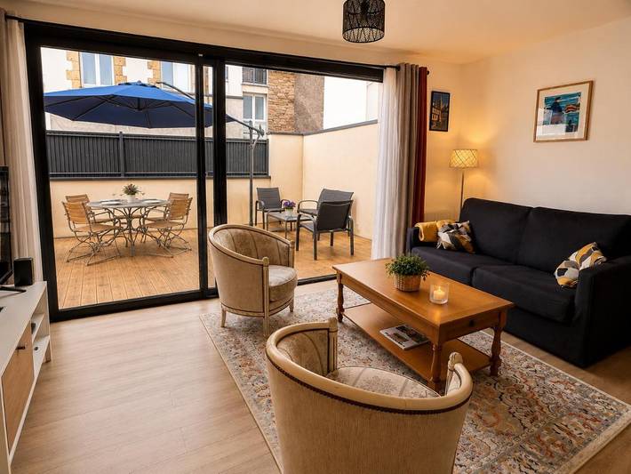 Gîte pour 2 personnes, avec Terrasse dans Office De Tourisme D Auray - 4