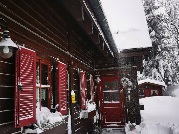 Hütte für 2 Personen, mit Terrasse, kinderfreundlich in Sachsen - 3