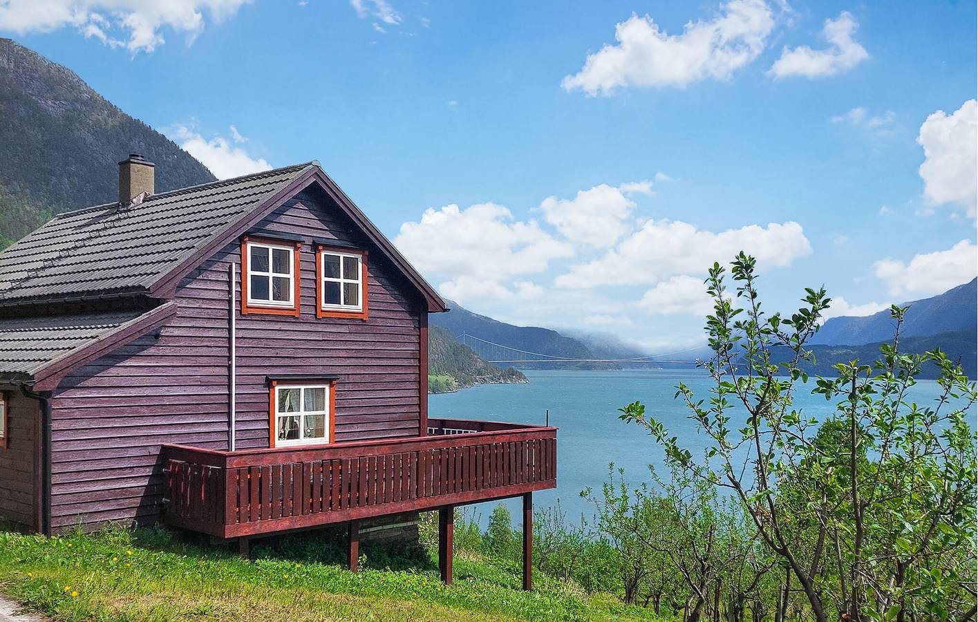 Ferienhaus für 7 Personen mit Terrasse in Djønno, Ullensvang herad