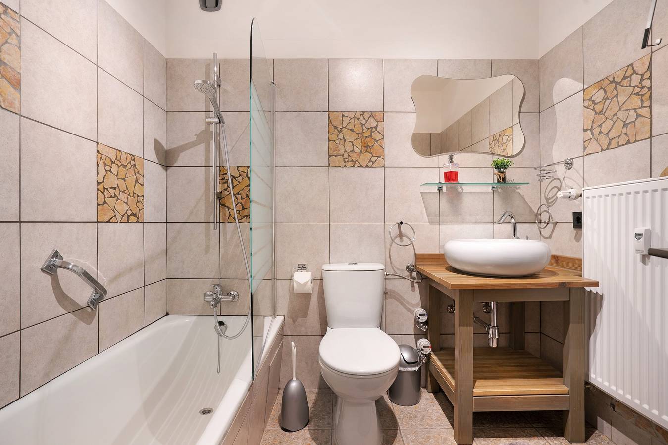 Studio Appartement 'Ferienwohnung In Prien' met Uitzicht op de Bergen, Balkon en Wi-Fi, foto 15