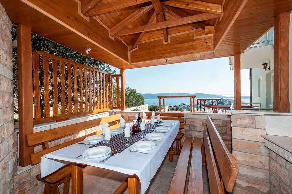 Villa with pool and sea view  in Sevid, Split-Dalmatia