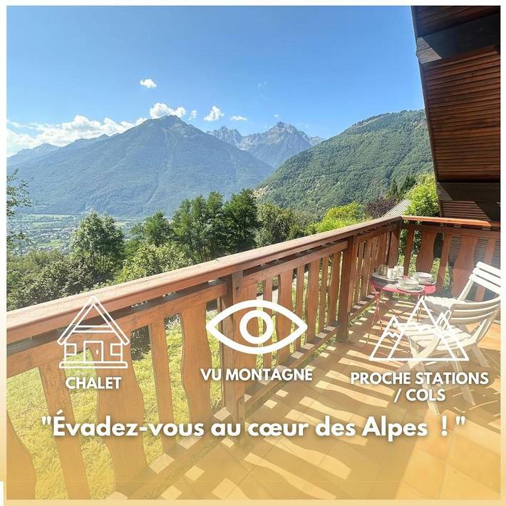 Gîte pour 6 personnes, avec vue et jardin à Saint-Martin-sur-la-Chambre