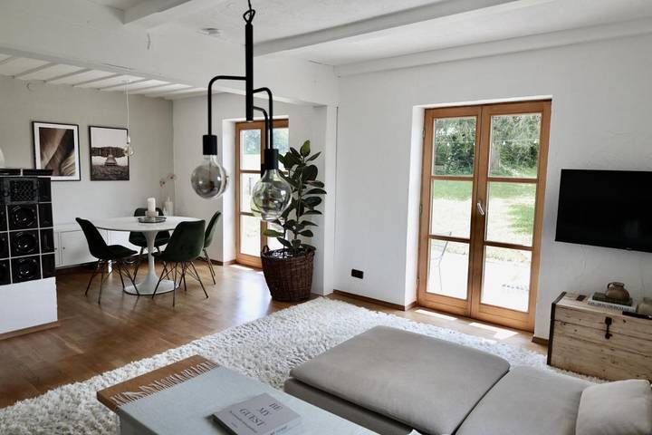 Ferienhaus für 7 Personen, mit Balkon und Terrasse sowie Garten und Ausblick in Wackersberg - 4