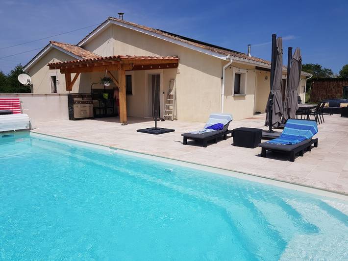 Casa de vacaciones para 8 personas con jardín in Saint-Astier, Región de Marmande