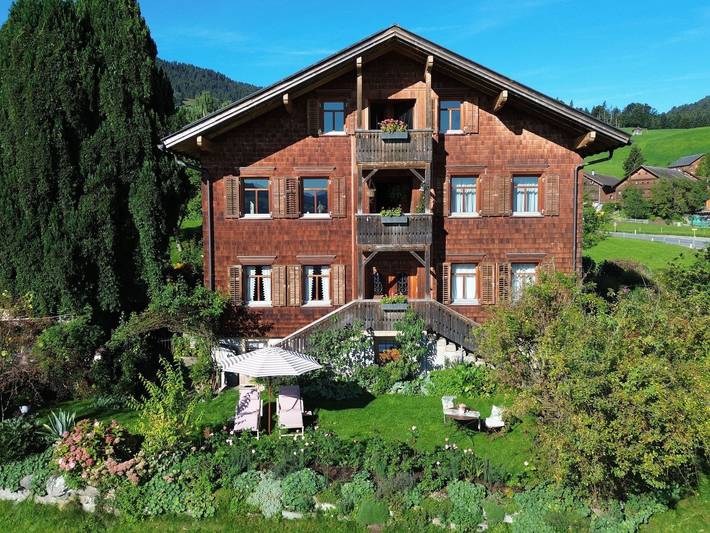 Ferienwohnung für 2 Personen, mit Garten und Ausblick in Schwarzenberg
