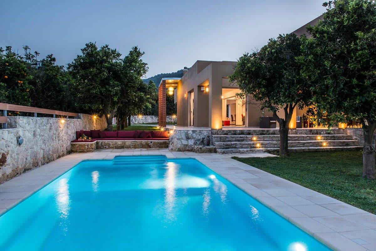 Villa für 6 Personen mit Whirlpool in Patellari, Chania und Umgebung