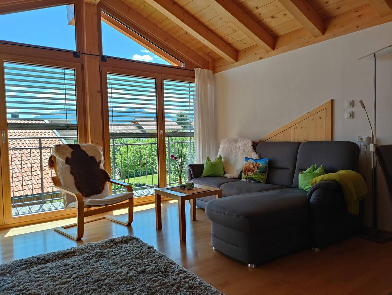 Ganze Ferienwohnung, Haus Alpenperle - Senn - Fewo Alpenlodge,2 Schlafz.mit Balkon in Rieden, Bayerisch Schwaben