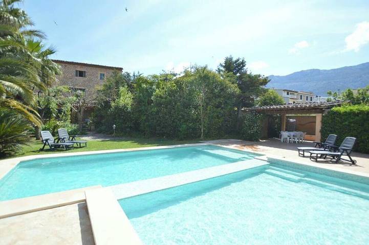 Villa für 8 Personen, mit Garten und Terrasse in Sóller