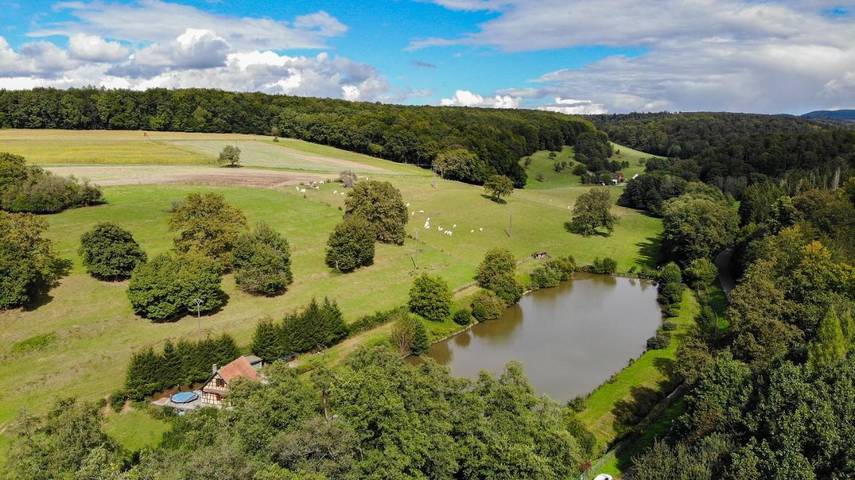 Ferienhaus für 6 Personen, mit Seeblick und Garten sowie Ausblick, mit Haustier im Elsass - 2