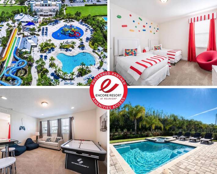 Ferienhaus für 14 Personen, mit Pool und Whirlpool sowie Terrasse, mit Haustier in Kissimmee