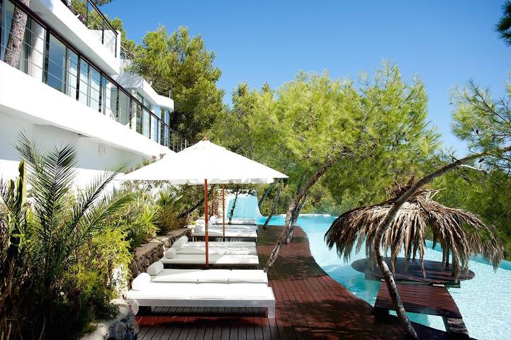 Chalet para 16 personas, con vistas al mar y jardín además de piscina y sauna, Familias con niños en Ibiza - 4