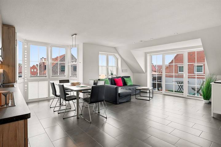 Gîte pour 4 personnes, avec balcon, animaux acceptés à Greetsiel