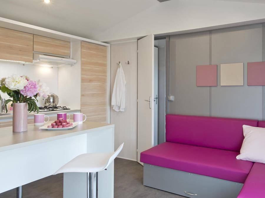 Camping le Domaine de Gajan - Mobilheim 4 personen - Prestige - 2 Schlafzimmer in Boisseron, Montpellier und Umgebung