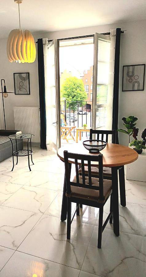 Apartament wakacyjny dla 4 osób, z balkon i widok w Elbląg
