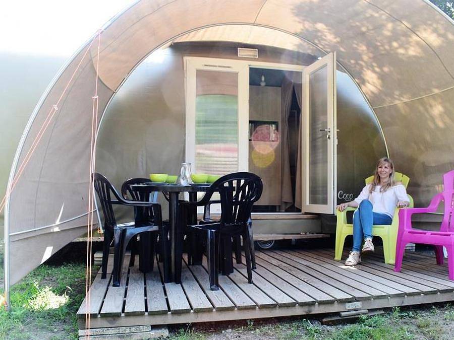 Camping Le Haras - Einzigartig 4 personen - Coco Sweet 2 Zimmer in La Côte Vermeille, Palau-del-Vidre
