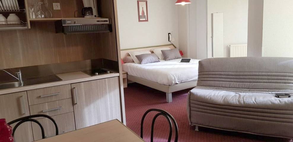 Appart’hôtel pour 2 personnes, avec jardin