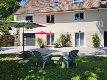 Gîte pour 4 personnes, avec jardin ainsi que vue et sauna à Boissise-le-Roi