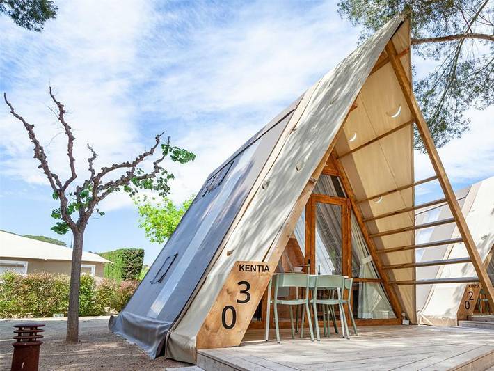 Camping pour 4 personnes, avec bassin pour enfant, animaux acceptés à Tarragone - 3