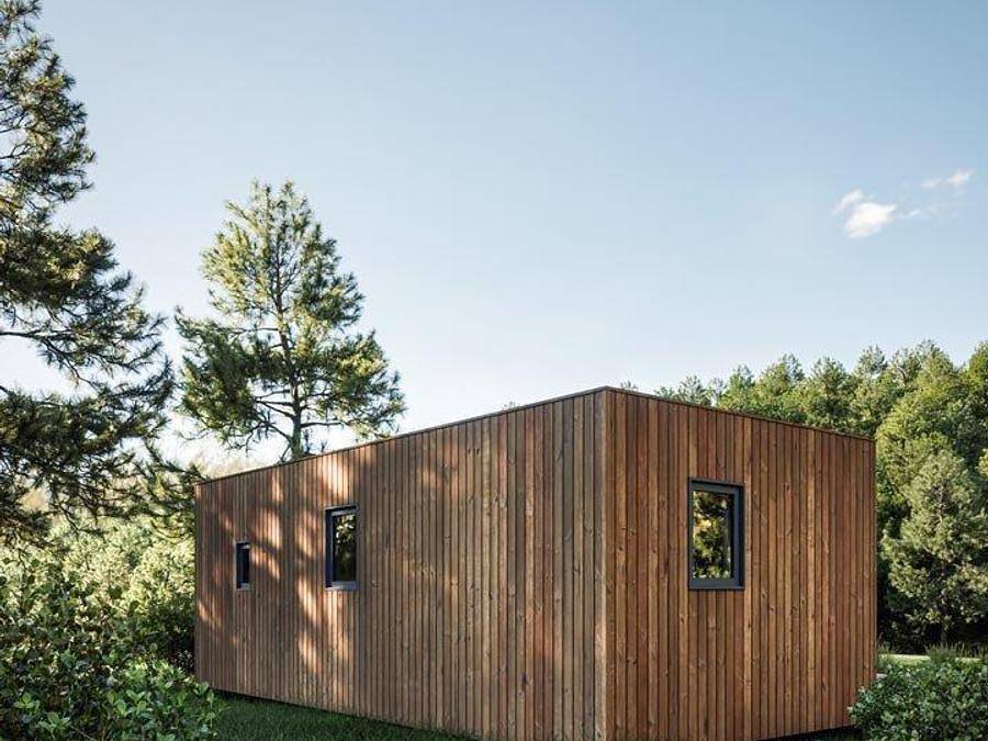 Camping Le Hameau de l'Ourthe - Lodge 4 personen - Eco Lodge 4 Personen in Houffalize, Bastogne