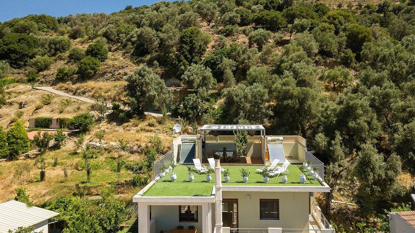 Ferienhaus für 7 Personen, mit Terrasse