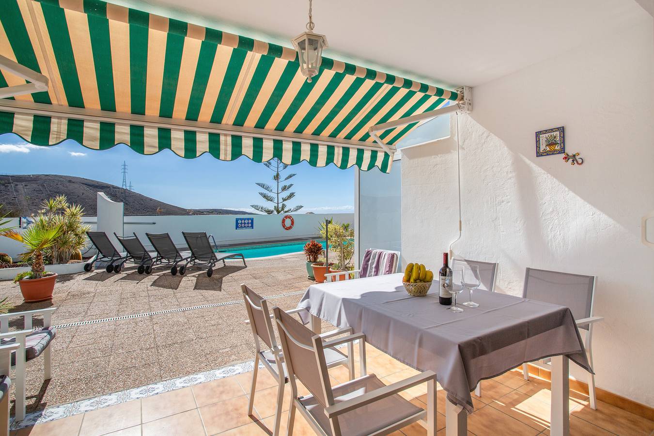 Vacation Home 'Carmelo' with Shared Pool, Wi-Fi and Air Conditioning in Arguineguin, Mogán