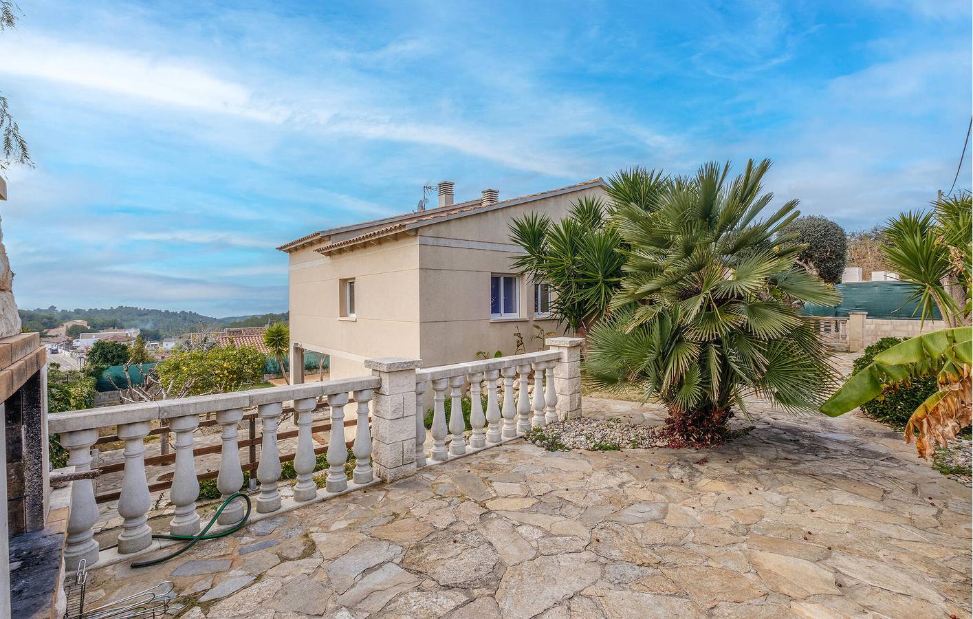 Haven mit Meerblick, AC, Parkplatz, Pool und Grill in Calafell, Costa Dorada