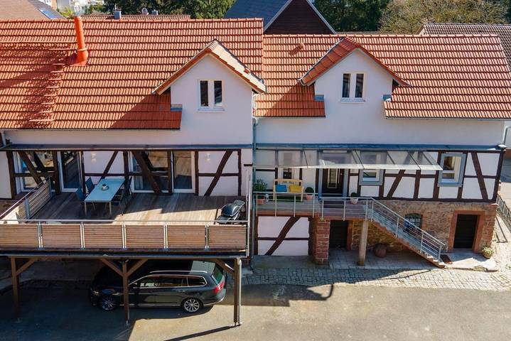 Ferienhaus für 8 Personen, mit Ausblick und Sauna sowie Terrasse an der Bergstraße