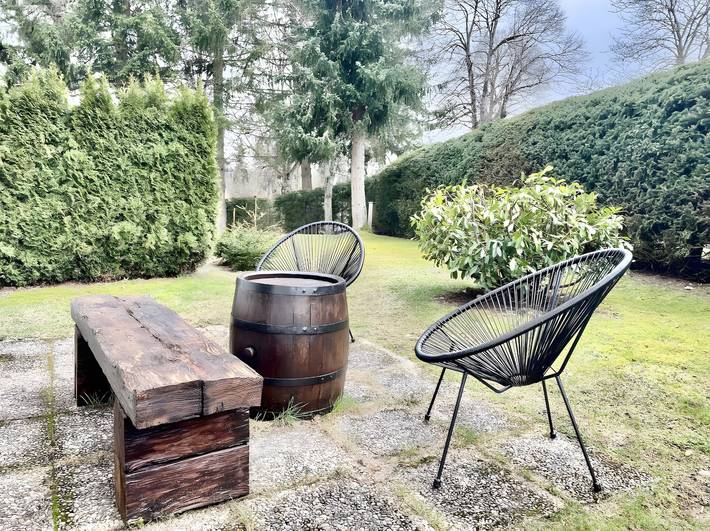 Ferienwohnung für 4 Personen, mit Garten und Sauna