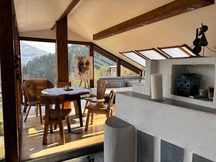 Ferienwohnung für 5 Personen, mit Balkon und Ausblick