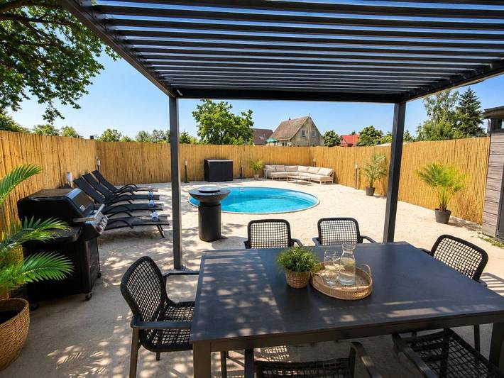 Ferienhaus für 5 Personen, mit Ausblick und Garten sowie Pool an der Müritz