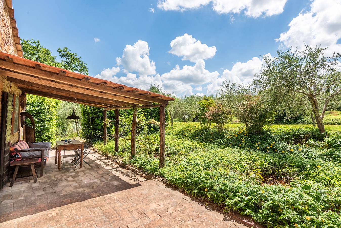 Ganze Wohnung, Apartment 'Casa Verde A Murlo' mit Gemeinschaftspool, Wlan und Klimaanlage in Murlo, Chianti