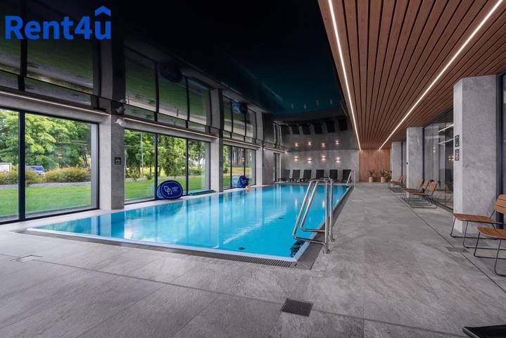 Ferienwohnung für 4 Personen, mit Balkon und Ausblick sowie Pool und Sauna, mit Haustier in Allenstein - 2