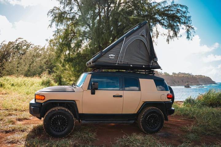 Camping para 5 personas, con vistas y jardín en Hawai